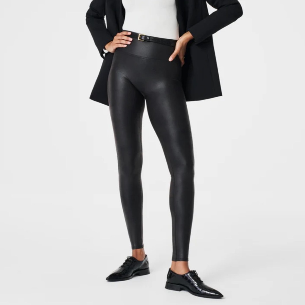 Spanx Faux Leather Leggings - Brand New w Tags! Medium
